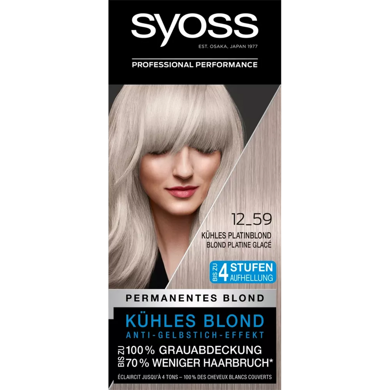 Syoss Haarversteviger 12_59 Cool Platina Blond, 1 st
