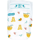 Couches babylove Premium taille 5+, Juniorplus, 11-18 kg, pack mensuel, 136 pièces.