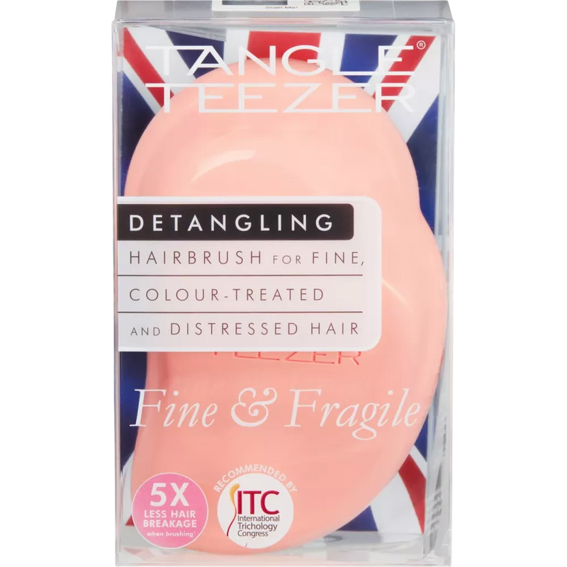 Tangle Teezer Detangling hairbrush Fine & Fragile Watermelon Sky, 1 Stuk