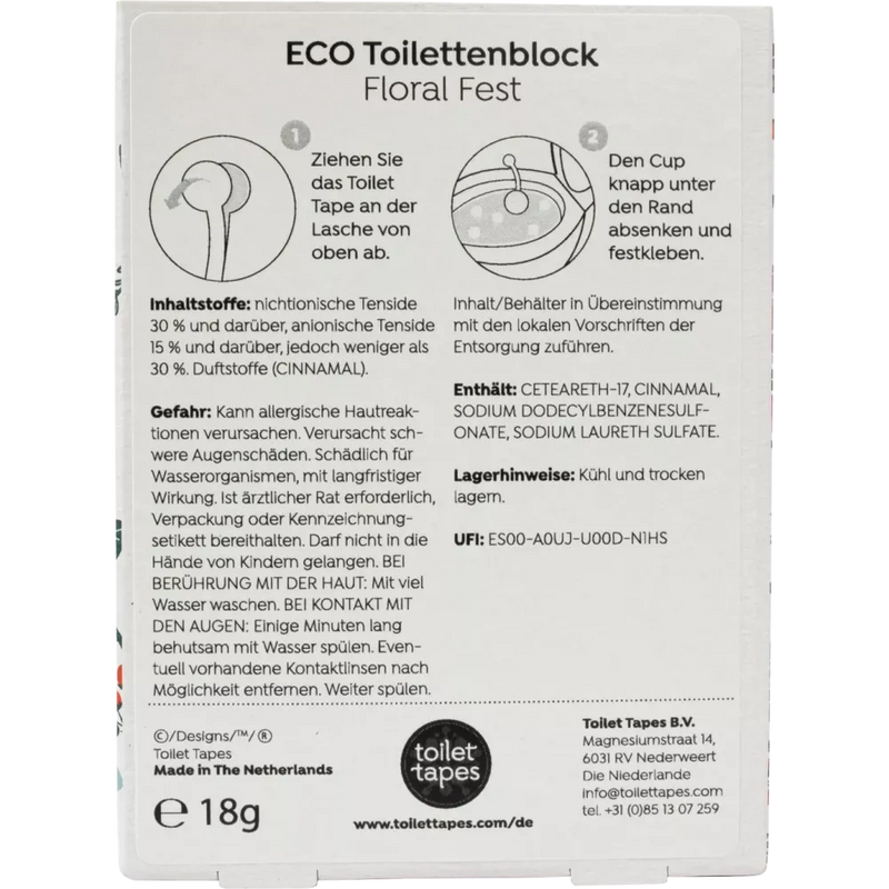 toilet tapes ECO Toiletreiniger Floral Firm, 1 st.