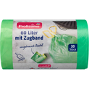 Profissimo Afvalzakken 60 l met trekkoord, 30 stuks.