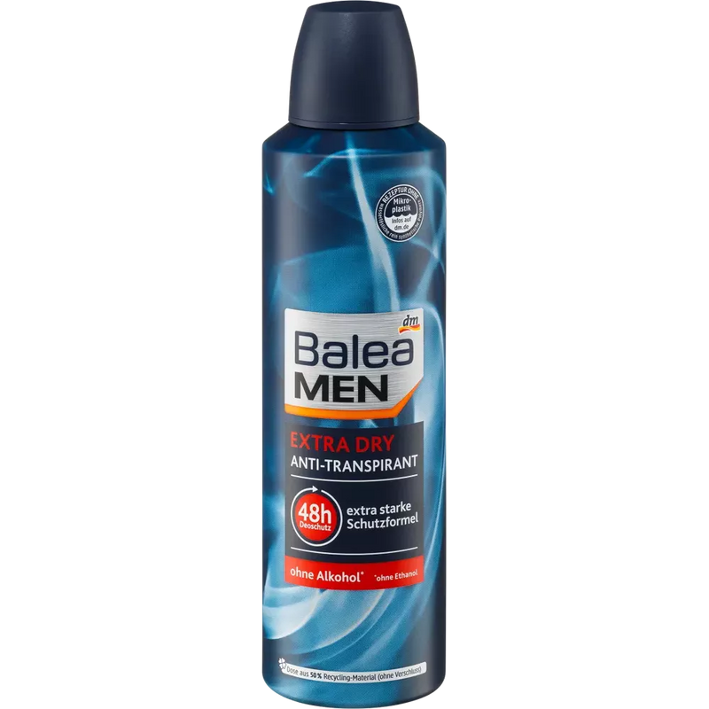 Balea MEN Antitranspirant Deo Spray Extra Dry, 200 ml