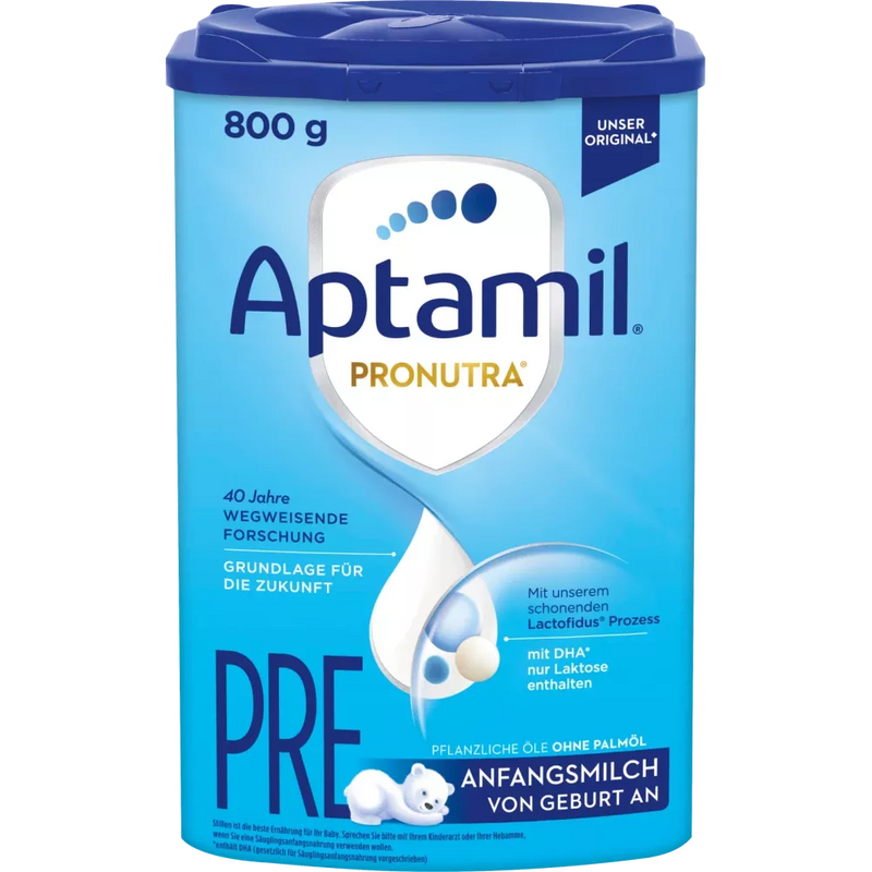 Aptamil melkpoeder Pre Pronutra vanaf de geboorte, 800 g