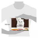 Purina Gourmet Natvoer voor katten, kip, forel, rund & koolvis, à la carte - recepten van de chef, multipack (8x85 g), 680 g