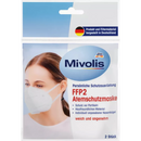 Mivolis FFP2 masque buccal jetable, 2 pièces