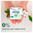 always Ultra pad Cotton Protection Long met vleugels, 10 stuks