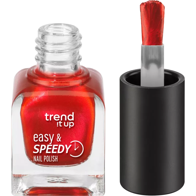 trend !t up Nagellak Easy & Speedy rood 100, 6 ml