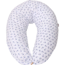 Hobea Voedingskussen en zwangerschapskussen wit motief anker, 1 stuk