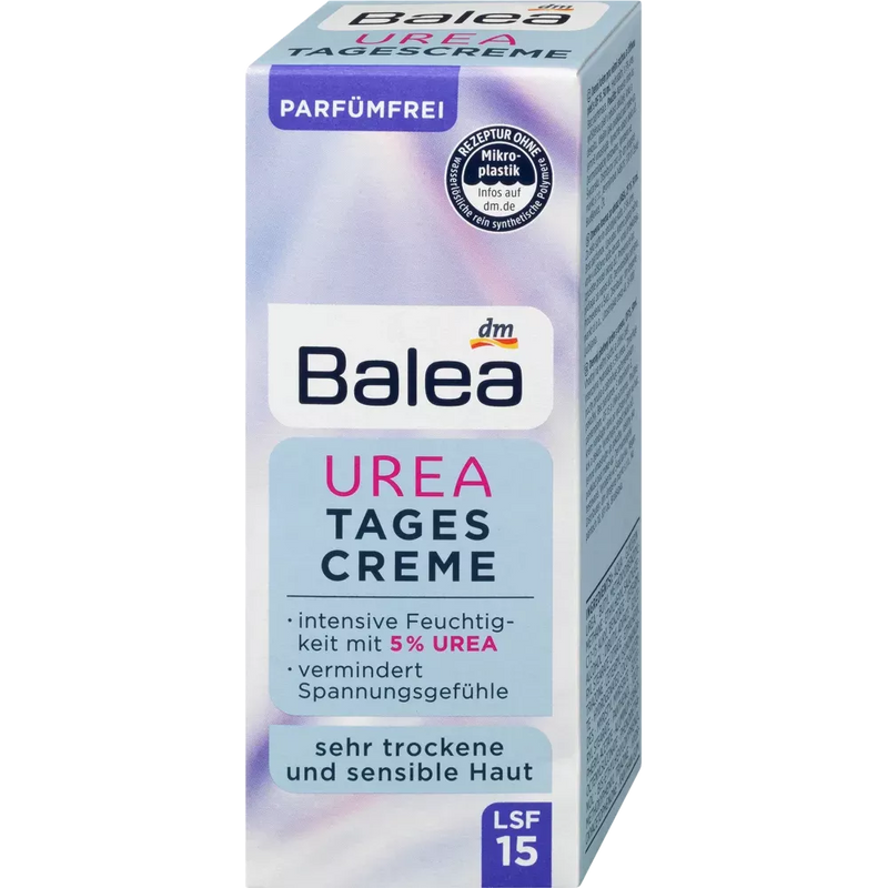 Balea Gezichtscrème 5% Urea SPF 15, 50 ml