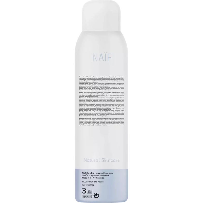 NAIF Doucheschuim Voedend Baby & Kids, 200 ml