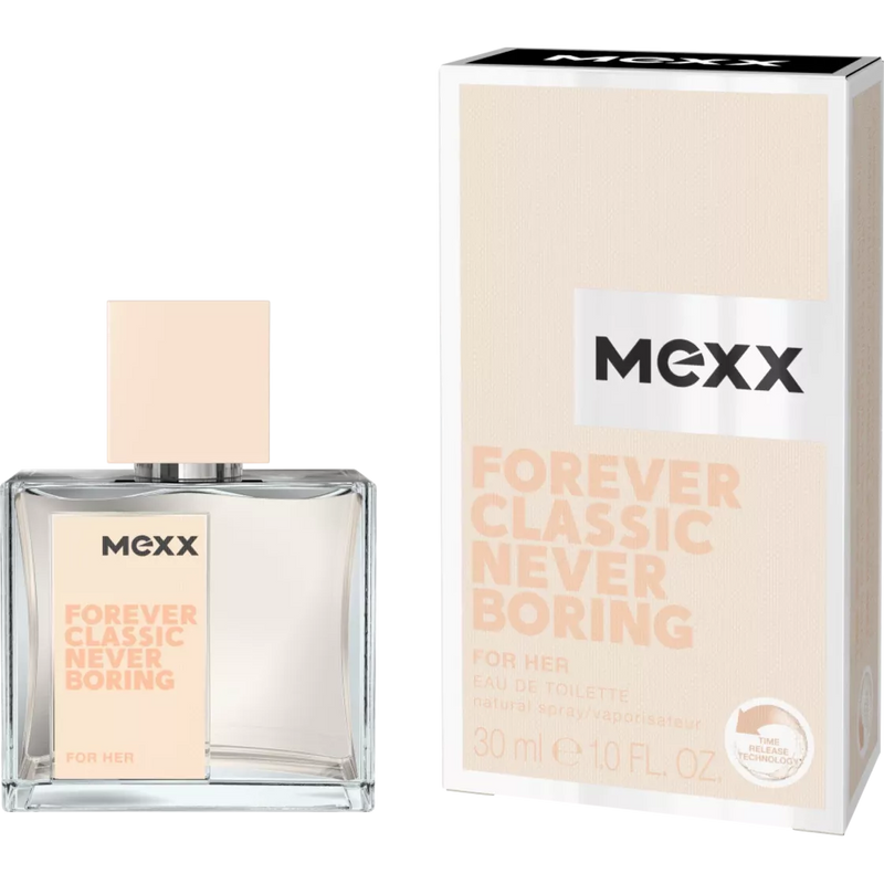 Mexx Eau de Toilette Forever Classic Never Boring Woman, 30 ml