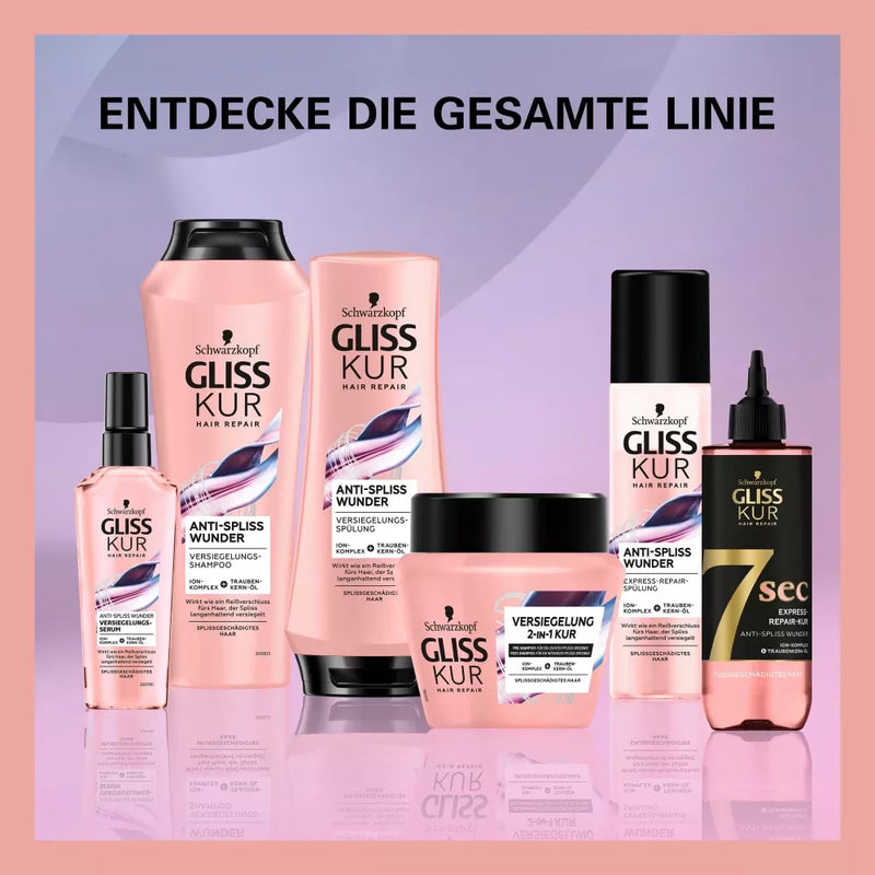 Schwarzkopf Gliss Kur Conditioner Anti-Spliss Miracle, 200 ml