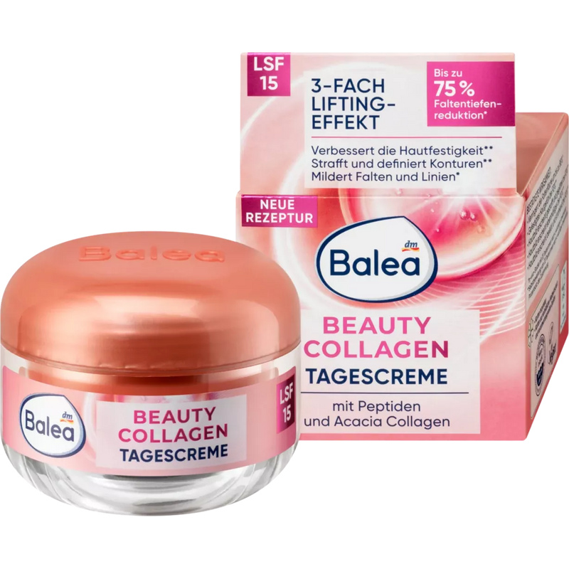 Balea Dagverzorging Beauty Collageen SPF15, 50 ml