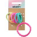 ebelin Haarelastiekjes verzameld kleurenmix, 12 stuks.
