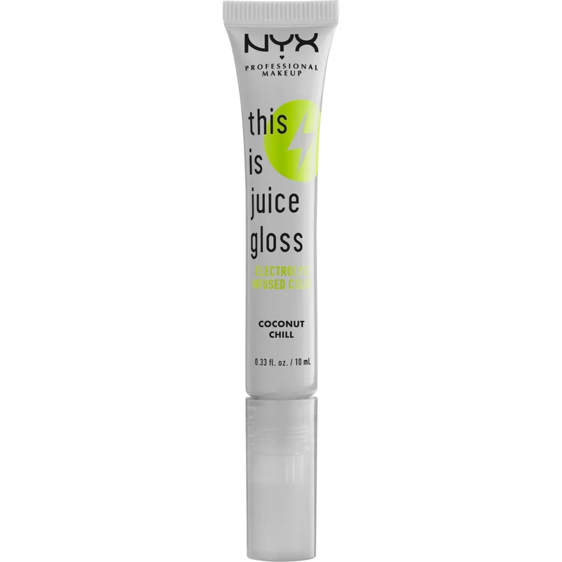 NYX PROFESSIONAL MAKEUP Lip Gloss 01 This Is Juice Coconut Chill, 10 ml