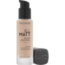 Fond de teint Catrice All Matt Shine Control 015 Cool Vanilla Beige, 30 ml