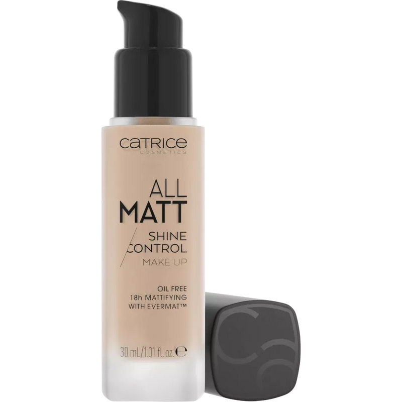 Catrice Foundation All Matt Shine Control 015 Cool Vanilla Beige, 30 ml