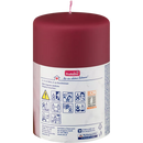 Bougie Profissimo mat bordeaux, 1 pièce