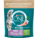 PURINA ONE Croquettes pour chat sensible à la dinde et au riz, Adulte, 900 g