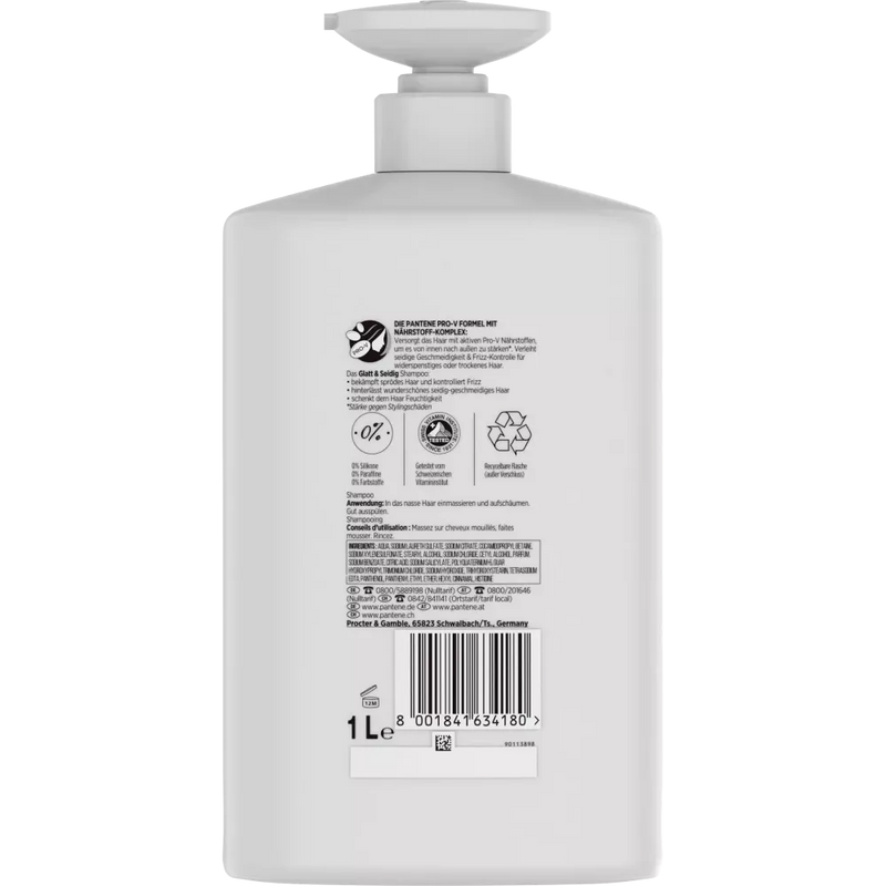 PANTENE PRO-V Shampoo Smooth & Silky, 1000 ml