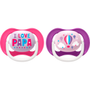 Philips AVENT Sucette ultra air silicone, rose/violet, 6-18 mois, 1 pièce