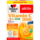 Doppelherz Vitamine C 1.000 + D3 + Zink Depot Tabletten 30 stuks, 42,9 g