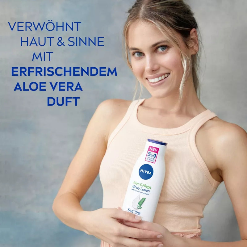 NIVEA Lichaamslotion Aloë & Care, 0,4 l