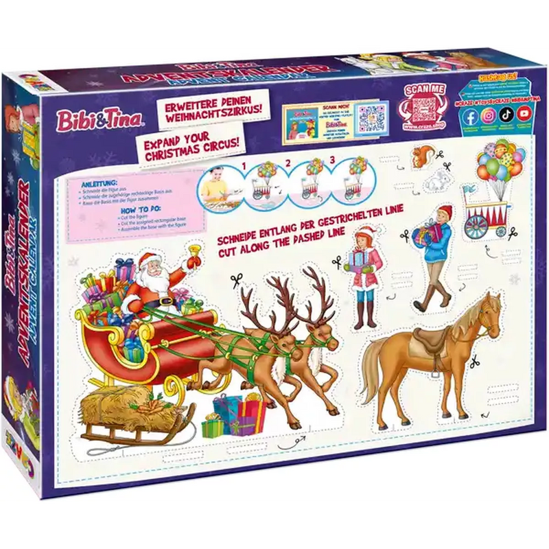 CRAZE Bibi & Tina X-Mas Circus Adventskalender 2022