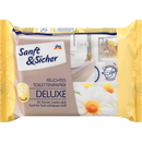 Sanft&Sicher Vochtig toiletpapier kamille navulverpakking, 50 stuks.