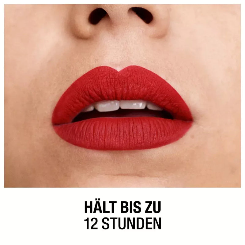 MANHATTAN Cosmetics Lipstick Lasting Perfection Liquid Matte Lip Colour Standbeeld van Bourgondië 600, 5.5 ml