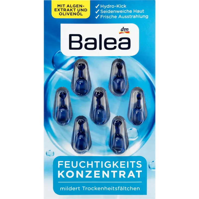 Balea Vochtconcentraat met vitamine E en Olijfolie (7 stuks)