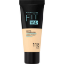 Maybelline New York Make-up Fit Me Matte & Poreless 118 Nude, 30 ml
