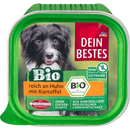 Dein Bestes Honden Natvoer, biologisch, rijk aan kip met aardappel, 150 g