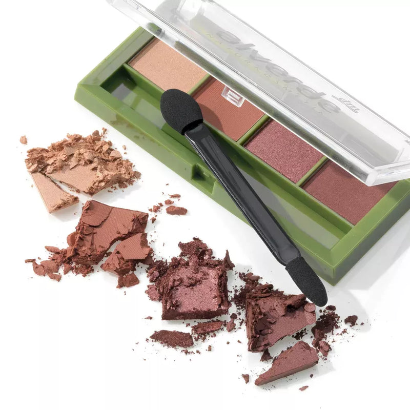 alverde NATURKOSMETIK Oogschaduwpalette 95 Bourgondisch Rood, 4,4 g