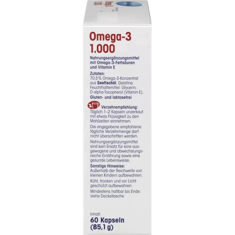 Mivolis Omega-3 1.000, capsules 60 stuks, 85 g