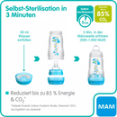 MAM Biberon Anti-Colique Easy Start , crème, dès la naissance, 160 ml, 1 pièce
