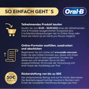 Oral-B PRO CrossAction borstels zwart, 4 stuks.