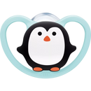 Nuk Fopspeen Space silicone maat 3, roze/mintgroen 18-36 maanden, 2 stuks