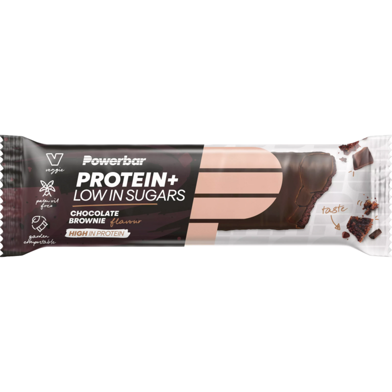 PowerBar Proteïnereep, Protein Plus, chocolade brownie met melkchocolade, 35 g