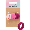 ebelin Haarelastiekjes mini zachtroze kleurenmix, 12 stuks.