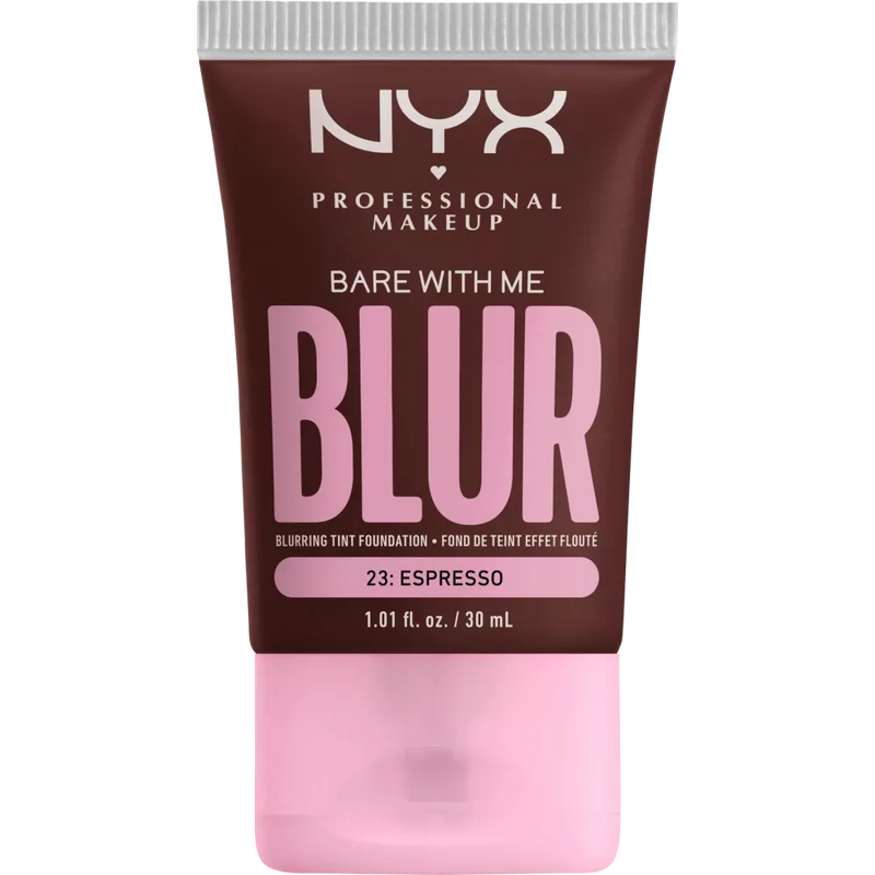 NYX PROFESSIONAL MAKEUP Foundation Bare With Me Blur Tint 23 Espresso, 30 ml