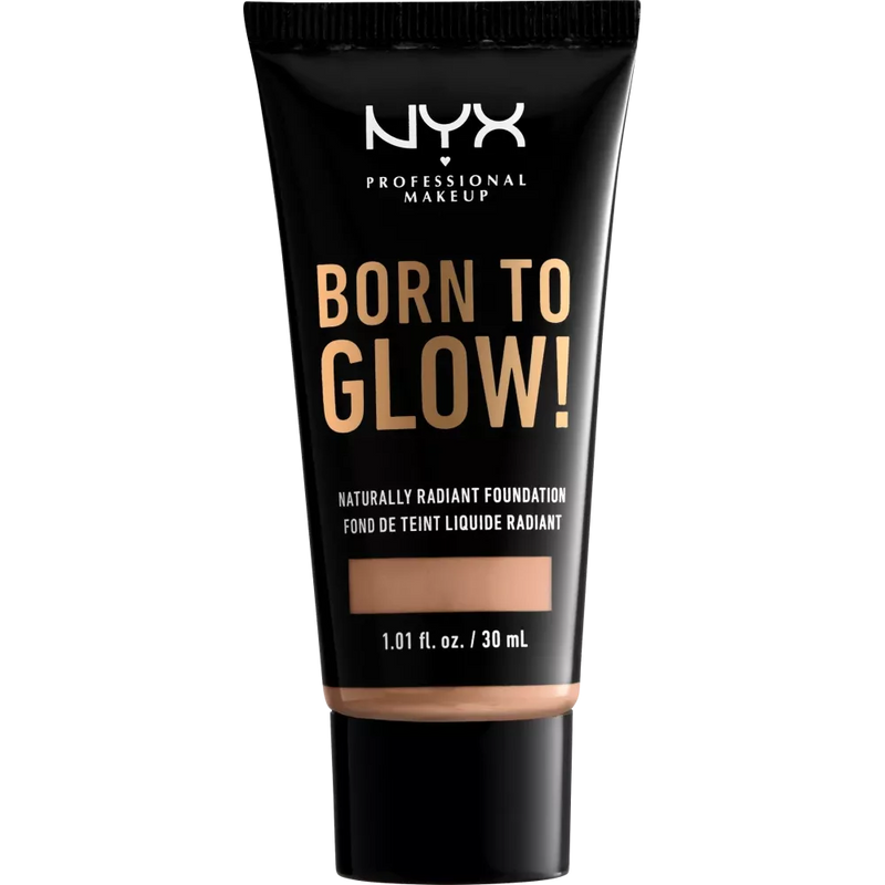 NYX PROFESSIONAL MAKEUP Foundation Born To Glow Natuurlijk Stralend Zacht Beige 07.5, 30 ml