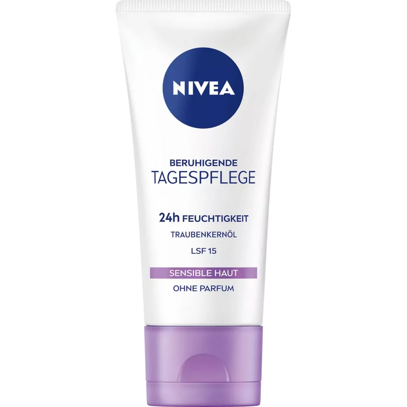 NIVEA Gezichtscrème Essentials gevoelige huid SPF 15, 50 ml
