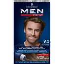 Schwarzkopf Men Perfect Tint Gel Anti-Gris Naturel Brun Moyen 60, 80 ml