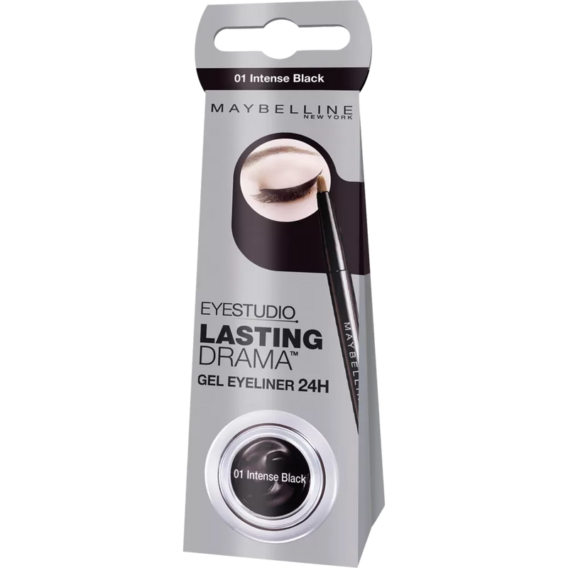 Maybelline New York Eyeliner Lasting Drama Gel Zwart, 3 g