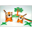 Christophorus Das Ausschneide-Bastelbuch Wilde Tiere, 1 pièce