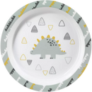 Assiette en polypropylène Babylove bleu/blanc, 1 pièce