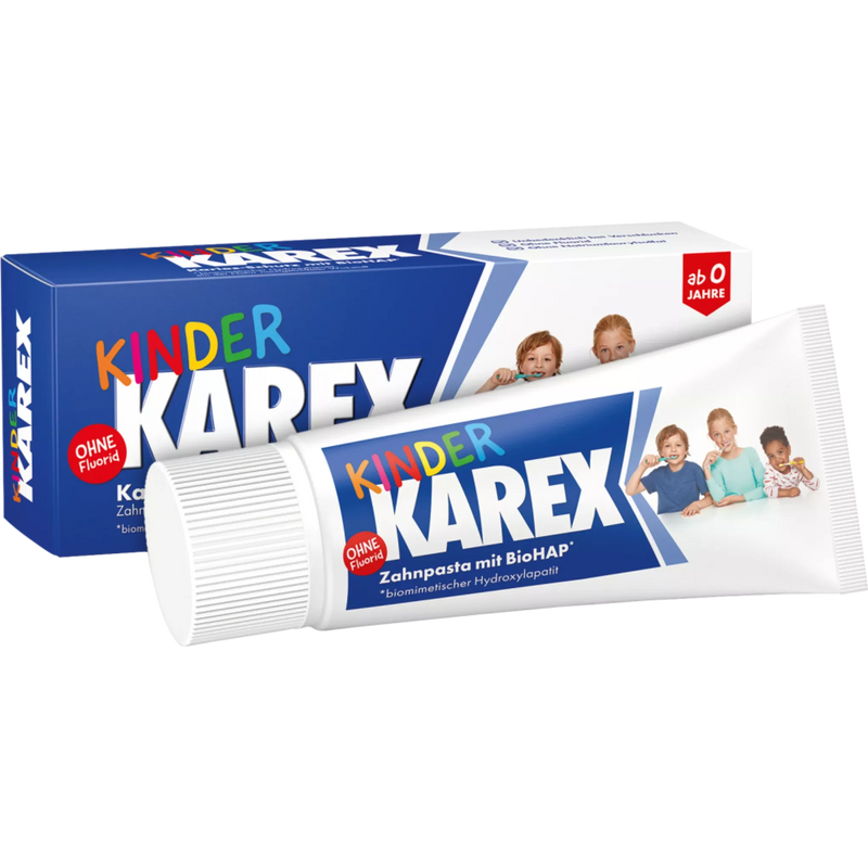 KAREX Tandpasta kinderen, 0 tot 6 jaar fluoridevrij, 50 ml