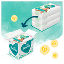 Couches Pampers Harmonie taille 4 Maxi (9-14 kg), boîte mensuelle, 174 pièces.