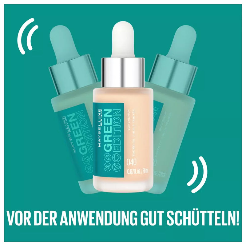 Maybelline New York Foundation Green Edition Superdrop getinte droge olie 25, 20 ml